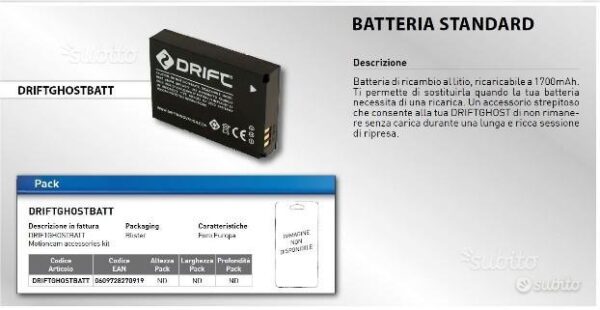 Batteria Drift Ghost