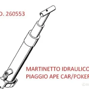 260553 - martinetto idraulico piaggio ape car