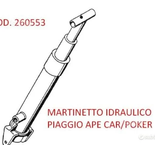 260553 - martinetto idraulico piaggio ape car