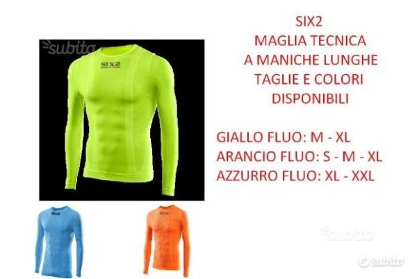 Ts2 - maglia tecnica sixs maniche lunghe nuova