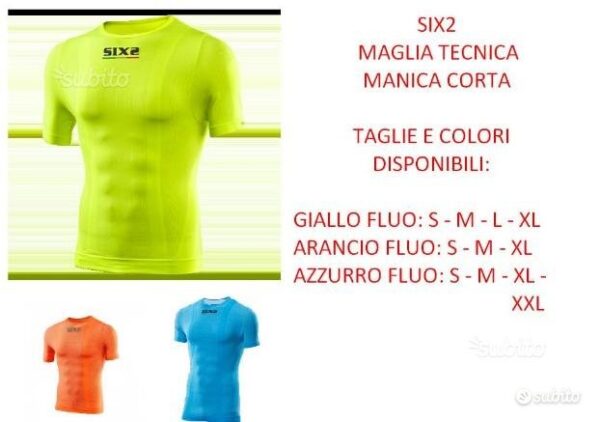Ts1 - maglia tecnica sixs manica corta nuova