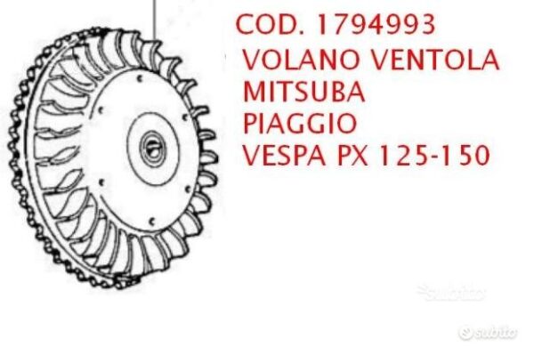 1794993 -volano ventola mitsuba piaggio px 125-150