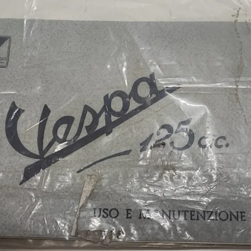 Libretto uso e manutenzione,vespa 125