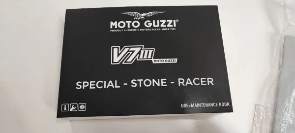 Libretto uso e manutenzione moto guzzi v7 iii