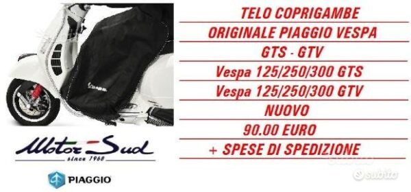Telo coprigambe vespa gts-gtv 125-200-250-300