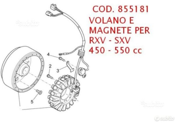 855181 - volano magnete aprilia rxv-sxv 450-550