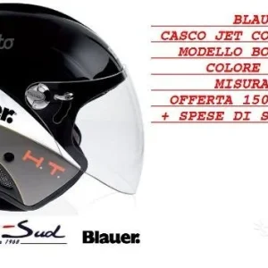 Casco moto blauer ''boston bk' nero nuovo