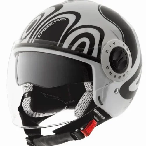 CABERG CASCO RIVIERA V2+ WAVE BIANCO TAGLIA XL
