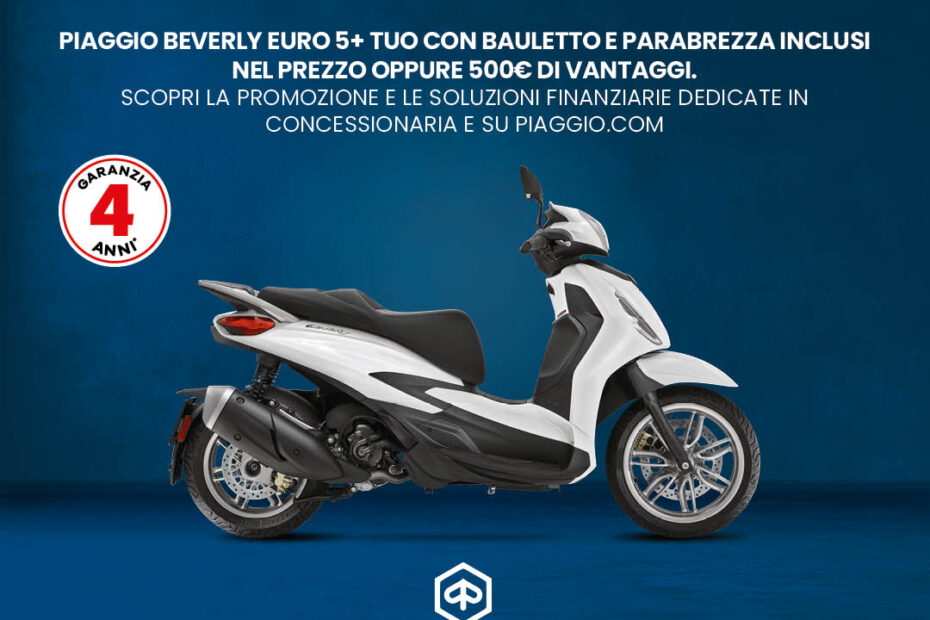 Beverly 310cc, 400cc Euro5+