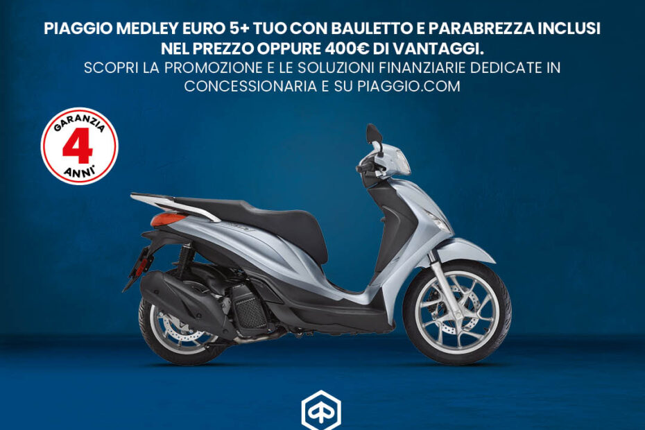 Medley 125cc, 150cc e nuovo 200cc Euro5+