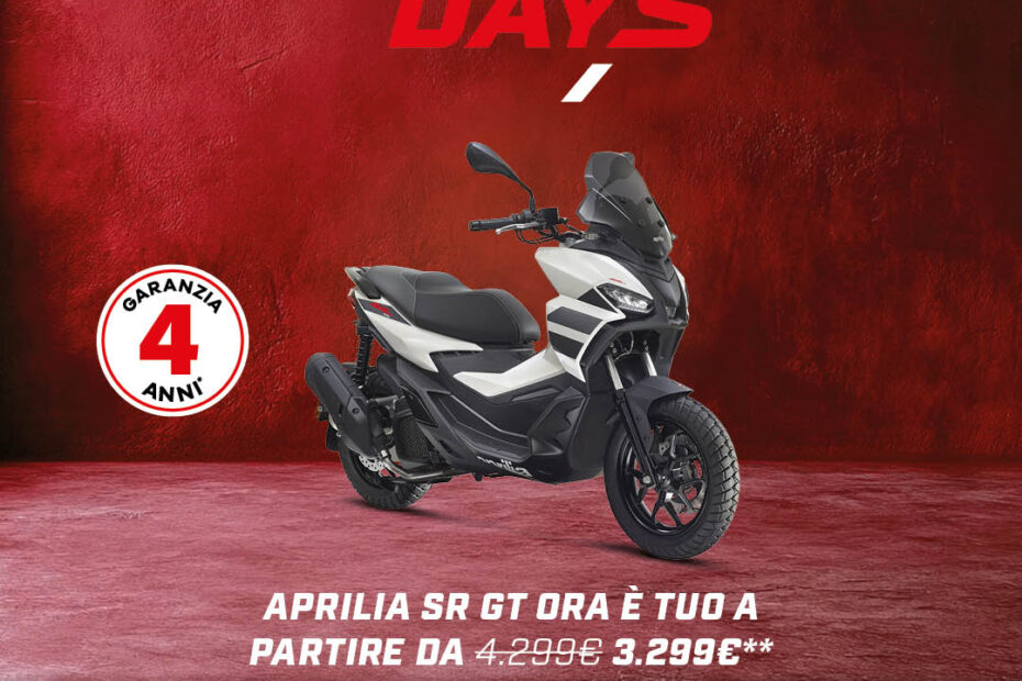 Aprilia SR GT 125 e 200 E5 e SXR 50
