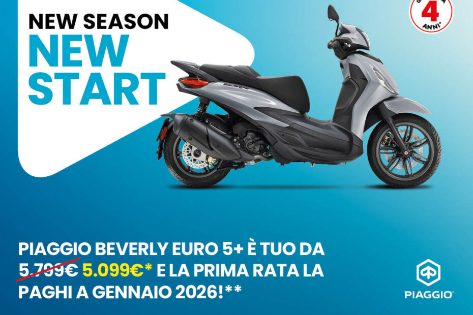 Beverly 310cc, 400cc Euro5+
