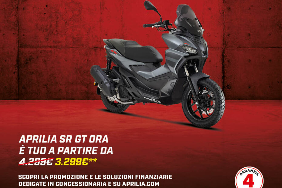 Aprilia SR GT 125 e 200 E5 e SXR 50