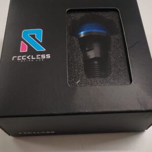 Y02CT01XB COPPIA BILANCIERI CONTRAPPESI MANUBRIO RECKLESS NERI/BLU YAMAHA MT690-U XSR700 700 2018 SCOOTER E MOTO