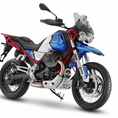 Moto Guzzi V85 TT E5 Evocative blu uyuni NUOVA