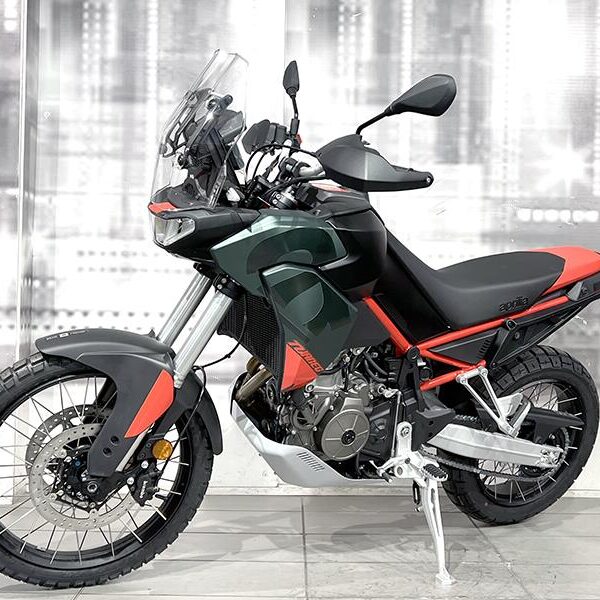 APRILIA TUAREG 660 TORNADO GREEN E5+ 2025 DEMO