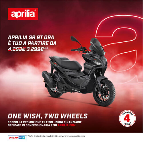 Aprilia SR GT 125 e 200 E5 e SXR 50