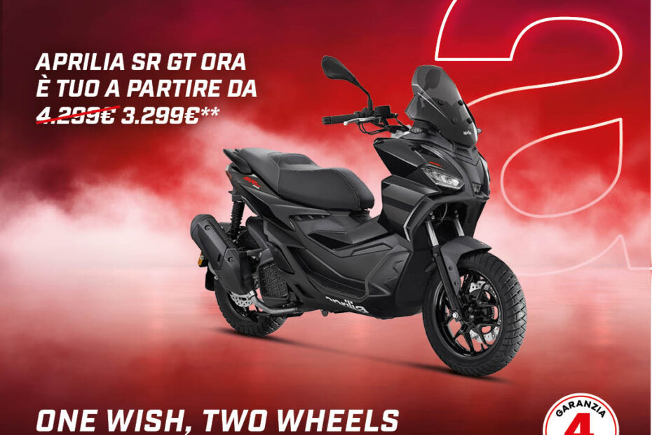 Aprilia SR GT 125 e 200 E5 e SXR 50