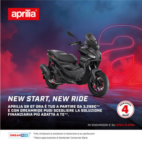 Aprilia SR GT 125 e 200 E5 e SXR 50