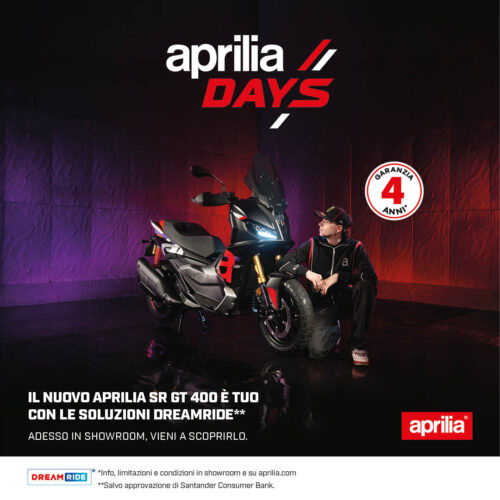 NEW Aprilia SR GT 400