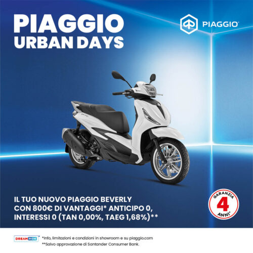 Beverly 310cc, 400cc Euro5+