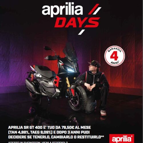 NEW Aprilia SR GT 400
