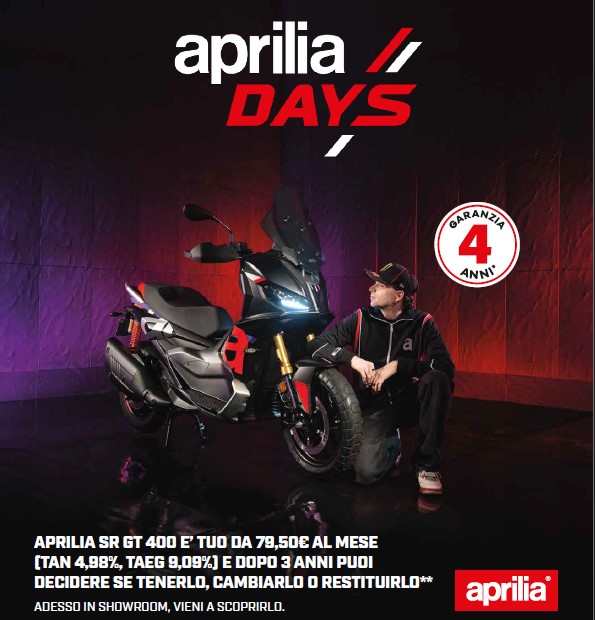 NEW Aprilia SR GT 400