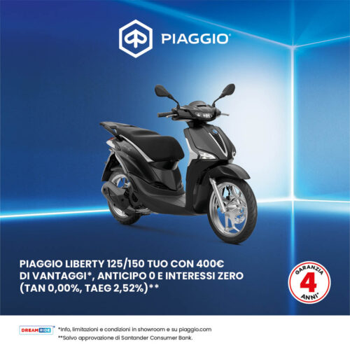 Liberty 50cc, 125cc, 150cc Euro5+