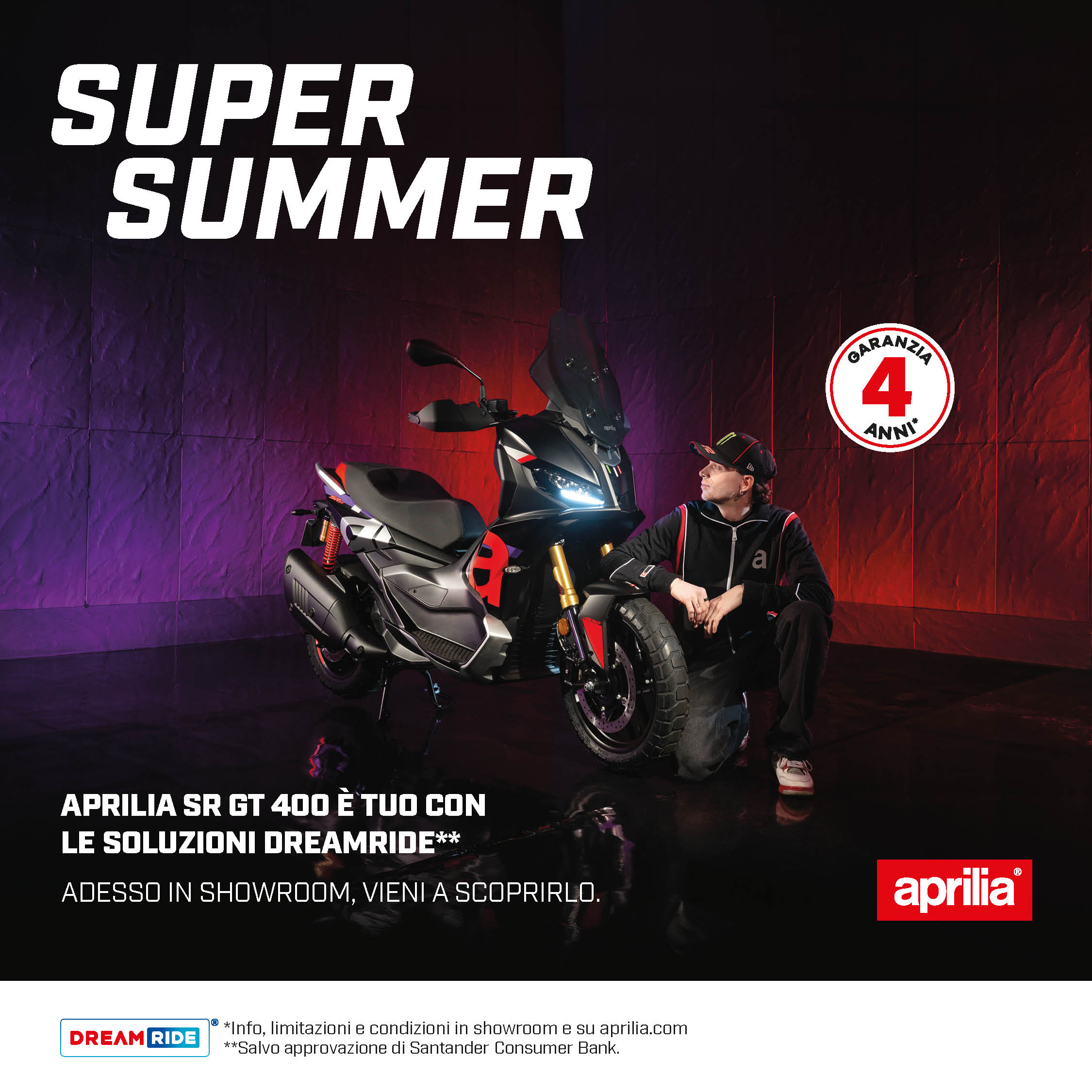 NEW Aprilia SR GT 400